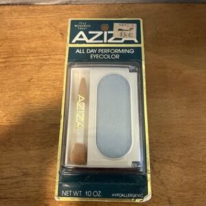 VINTAGE Aziza Eyecolor Cosmetics 1980s Eye Shadow Makeup 7712‎ Wedgewood Frost